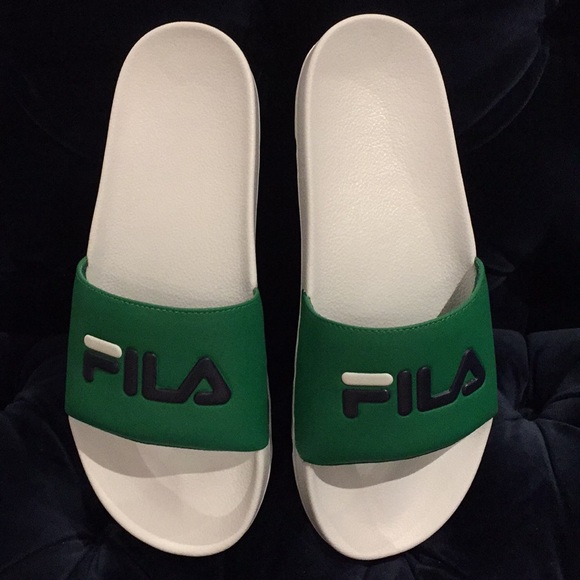 green fila slides